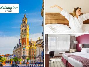 Overnachting voor 2 personen + ontbijt + late check-out in de buurt van Lille