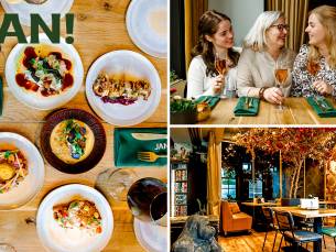 4-gangen shared dining-diner van de chef