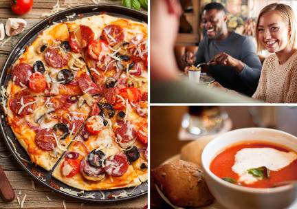 Italiaans 4-gangen keuzediner bij Pizzeria Trattoria Il Porto