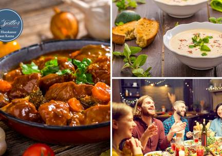 3-gangenlunch of -diner