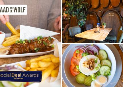 3-gangendiner Ã  la carte bij CafÃ© Aad de Wolf