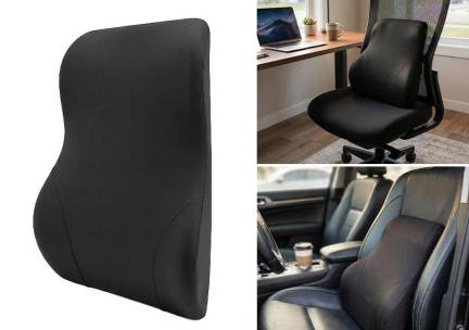 Rugkussen Deluxe Memory Foam - Gemaakt Uit Een Massief blok traagschuim! ...