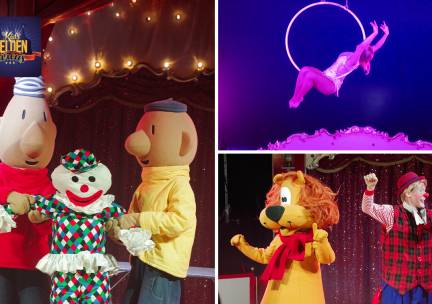 Entree voor het Kidshelden Circus in Dordrecht