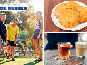 Minigolf + drank en koek of chips