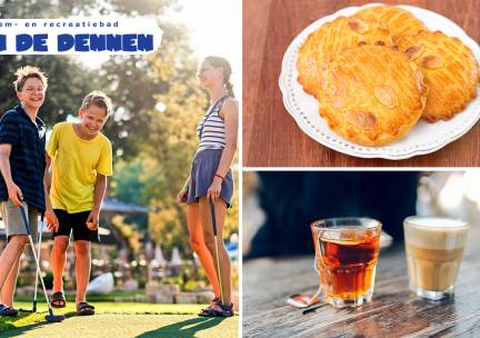Minigolf + drank en koek of chips