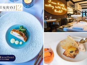4-gangen fine dining-diner van de chef + evt. welkomstdrankje bij Restaurant 12