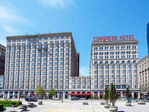 8 daagse vliegvakantie naar Congress Plaza in chicago, verenigde staten