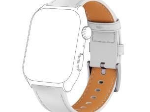 GTS7 GTS2 Spare strap White Leather (Strap only)