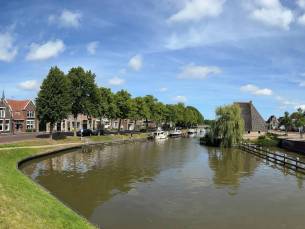 Friesland en Noord-Holland vanaf Rotterdam