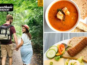 Wandelarrangement incl. 3-gangenlunch of soep en brood bij Eethuis Eekterzicht