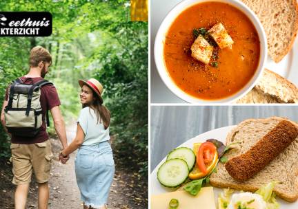 Wandelarrangement incl. 3-gangenlunch of soep en brood bij Eethuis Eekterzicht
