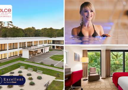 Overnachting voor 2 + ontbijt + wellness (1 uur) + late check-out dicht bij Brussel