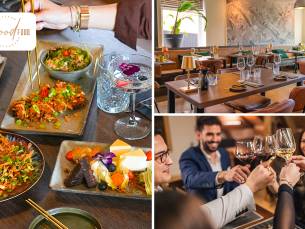 3-gangen tafeldiner met onbeperkt streetfood (2,5 uur) + amuse bij The Good Food