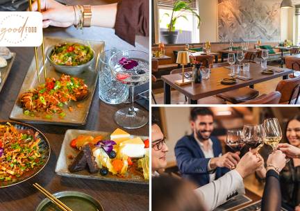 3-gangen tafeldiner met onbeperkt streetfood (2,5 uur) + amuse bij The Good Food