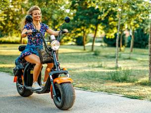 Huur e-chopper (2 uur)