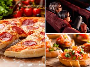 3-gangen diner Ã  la carte + evt. film bij Trattoria Culaccino