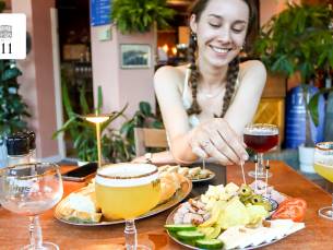 Luxe bier- of wijnproeverij + bijpassende tapasplank bij Proeflokaal 1711