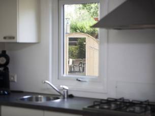 Veluwe lodge for four people with private sauna
