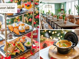 High tea + bubbels + dessert bij Gewoon Lekker