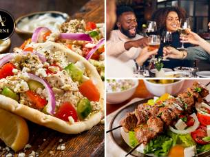2-gangenlunch naar keuze bij Athene Grieks Restaurant-Brasserie