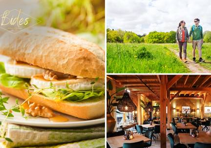 Wandel- of fietsarrangement incl. lunchplank of 3-gangendiner bij Bides: Food & Drinks