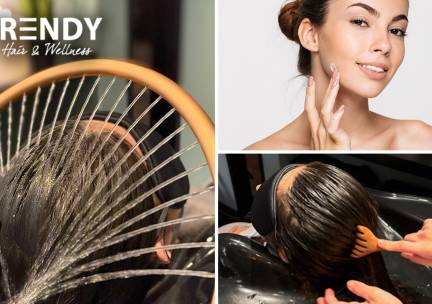 Head spa-behandeling + evt. kappers- of gezichtsbehandeling (60 min)