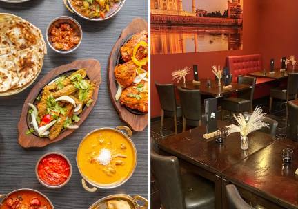 3-gangendiner shared dining-diner + welkomstdrankje bij Indian Taj Mahal Tandoori and Sweets