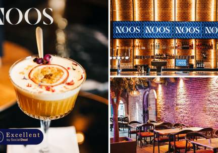 2 cocktails naar keuze + borrelhapjes bij Restaurant Noos