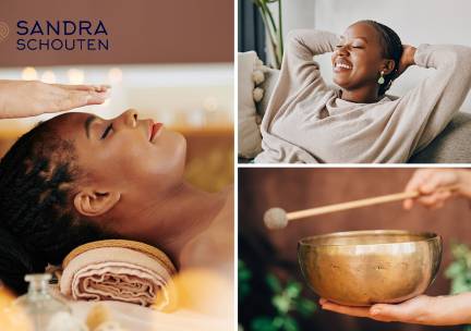 Reiki- of voetreflex-behandeling (50-60 min), klankschaalsessie (45 min) of 1-op-1 ademsessie