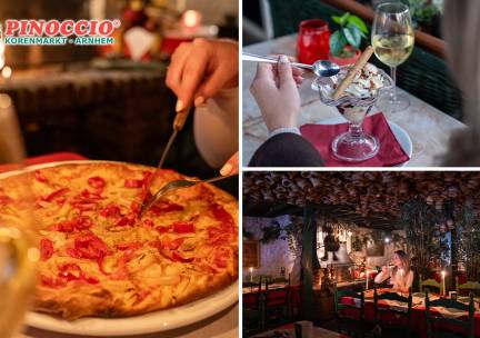 3-gangen keuzediner + brood vooraf bij Pinoccio de Korenmarkt