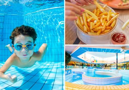 Entree recreatiezwemmen + evt. friet met snack of broodje en drankje