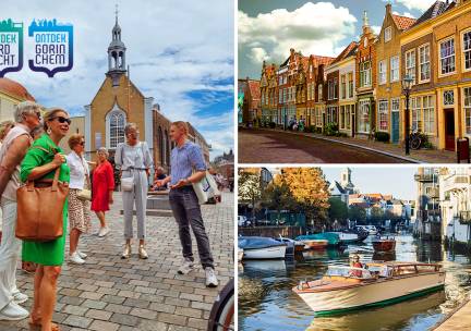 Stads- of avondwandeling door Dordrecht of Gorinchem (1,5 uur) + evt. rondvaart