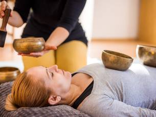 (Duo) klankmassage (45, 60, 75 min of 90 min)