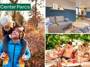 2, 3 of 4 overnachtingen voor 4 tot 6 in Center Parcs De Vossemeren