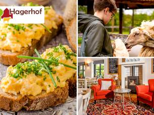 2-gangen keuzelunch of kidsbox bij Kinderboerderij Restaurant Hagerhof