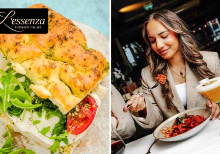 2-gangen keuzelunch bij L'Essenza in hartje Rotterdam