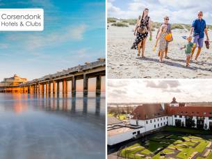 Overnachting voor 2 tot 4 + ontbijt + late check-out in Blankenberge