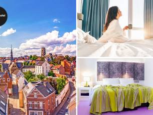 Overnachting voor 2 + ontbijt in hartje Tongeren