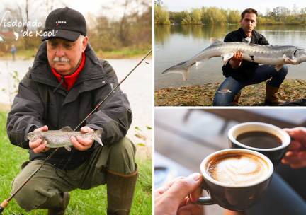 Vissen aan een visvijver (4 uur) + materialen + koffie of thee