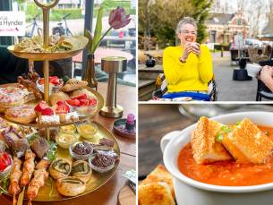 High tea + glas bubbels bij It Reade Hynder