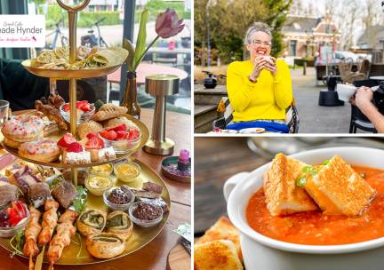 High tea + glas bubbels bij It Reade Hynder