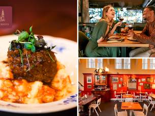 Hoofdgerecht Ã  la carte + drankje bij Restaurant 't Westerhuys in hartje Amsterdam