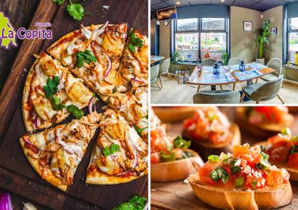 Italiaans 2-gangen keuzediner bij Pizzeria La Copita