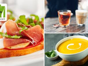 3-gangenlunch + warme drank naar keuze bij Restaurant Nr7