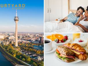 Overnachting voor 2 + ontbijt in de haven van Düsseldorf