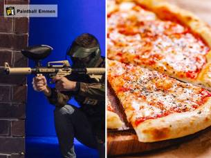 1 uur paintball + 300 reballs + pizza bij Paintball Emmen