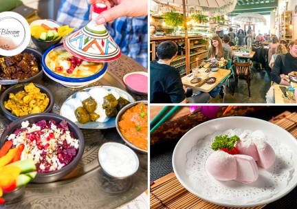 Shared dining-mezzediner + nagerecht naar keuze bij Blossom by KP