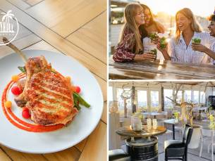 3-gangendiner à la carte bij Beachclub Sandy Hill aan het strand van Zandvoort