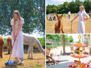 Alpaca-golf (1,5 uur) bij Beleefboerderij Heierhof