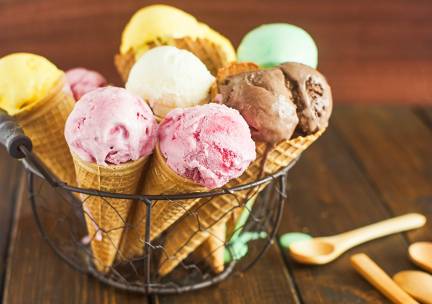 Strippenkaart voor 10 bollen ijs